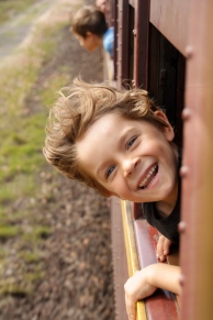 Kid on train (Max)
